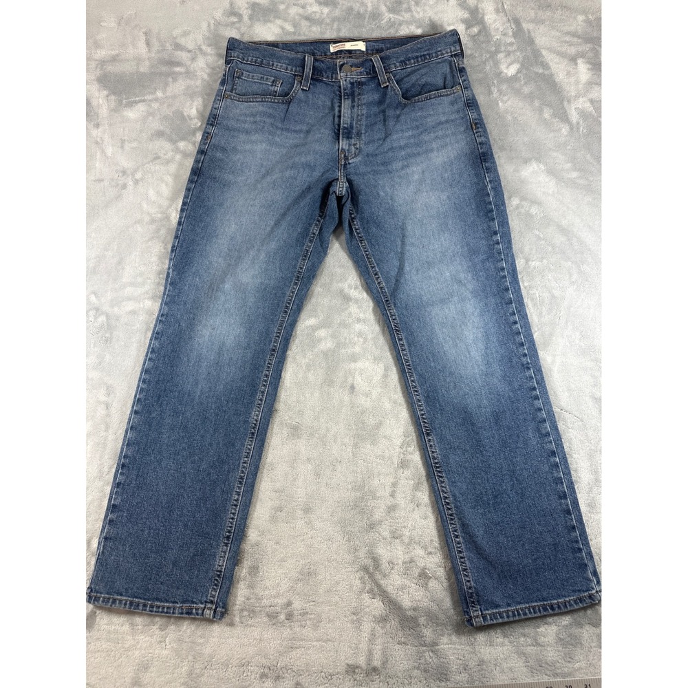 Signature by Levi Strauss Mens Athletic Fit Jeans Blue Denim 33x30